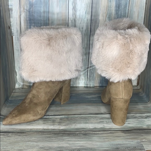 NINE WEST Women's Slouchy Fashion Boot fur - Picture 4 of 7